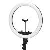 GLOW lampa pierścieniowa ring 18 RGB bsc ze statywem 45W